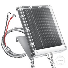 12V Deer Feeder Solar Panel: 1.7W Waterproof Solar Battery Charger with Mounting