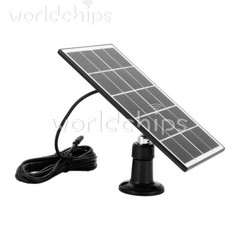 8W 5V Microcrystal Solar Panel + Mounting Bracket For Security Camera Water Pump