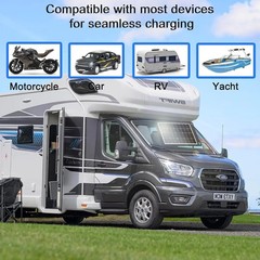 7.5W 20W 12V Solar Panel Kit With Upgraded Controller For Car RV Motorcycle And