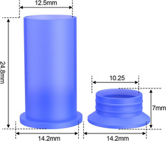 50 Pairs Solar Connector Caps, Obvious Color Solar Panel Connectors End Caps IP6