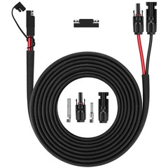Heavy Duty 10AWG Solar Panel Connector Cable 20ft