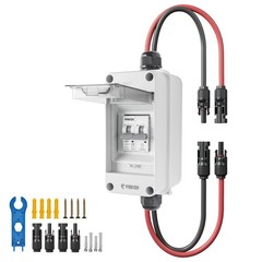 Solar Panel Disconnect Switch 400V DC/AC 60A PV Disconnect Switch Outdoor IP6…