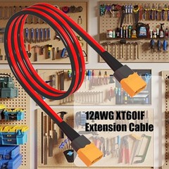 Male XT60 to Male XT60 Connectors Cable Connection Line 12AWG Converters Cord