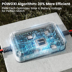 -Upgraded-20W-Solar-Battery-Charger-Maintainer, External Smart 3-Stages PWM Char