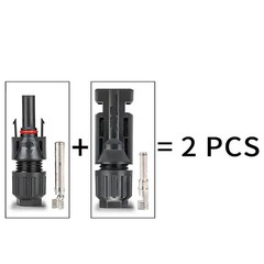 400 200 100 40 20 10 Pcs Photovoltaic Solar Connector Kit 1000V 30A Panel Solar