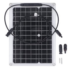 Solar Panel Flexible 18V 15W for Battery Charging Security Camera Automatic Gate