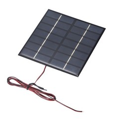 7V 1.47W 210mA Mini Solar Panels with Cable, 110 x 110mm