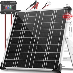 20W Waterproof MPPT Solar Battery Charger for Cars, RVs & Boats – Reliable Power