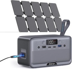 Solar Power Station Portable 100W LiFePO4 25W Panel Emergency