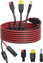 3-in-1 8.5Ft Charging Cable (XT60, DC5521, Anderson) For Solar Generators