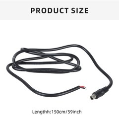 DC8020mm Male Single Head Adapter Connectors Cable for Portable Solar