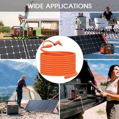 Solar Panel Extension Cable Compatible With Jackery Solar Panel Connector 35 Ft