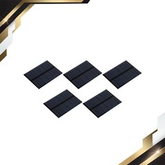 5 x Mini Solar Panel Cell 5.5V 90mA 0.495W 70mm x 55mm for DIY Project