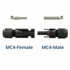 Waterproof Male Female M/F Wire Cable Connector Set Solar Panel Lot