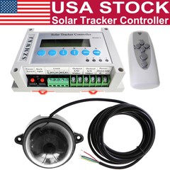 Electronic Dual Axis Solar Panel Sunlight Tracking System Tracker LCD Controller