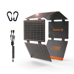 FlexSolar 60W Portable Solar Panel PD3.0 USB C QC3.0 Foldable