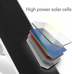 3.5W Premium Solar Panel for Google Nest Cam Outdoor or Indoor, Battery