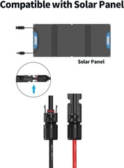 7-in-1 Solar Panel Connector Kit Universal M-C-4 Cable to DC 8mm XT60 Adapter
