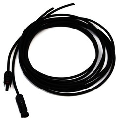 One Pair of 10ft. 12AWG Adaptor Kit Solar Cable PV W/ Female & Male Connectors
