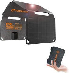 FlexSolar 10W Foldable Solar Chargers 5V USB Small Power Emergency Portable 4…