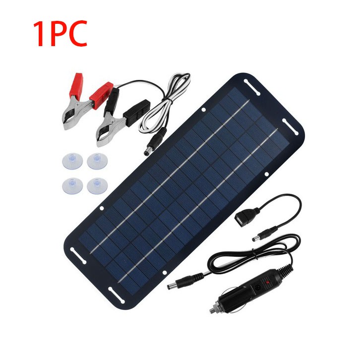 30W Solar Panel 12V Trickle Charger Battery Charger Kit Maintainer Boat Car RV