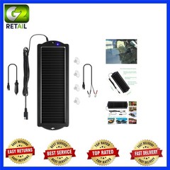 12V Solar Battery Trickle Charger – Eco-Friendly Maintainer for All Vehicles