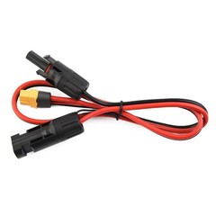 Charging Cable Connection Cable Female Solar Panel PVC Safe Tinned Copper 0.6m