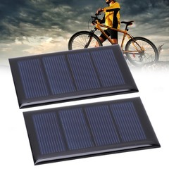 2Pcs 2V 210mA Mini Solar Panel Polysilicon Solar Power Board 80x50mm for DIY