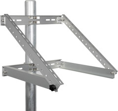 Solar Panel Mounting Bracket Pole Mounts Kit up to 30W (Pole Not Included)