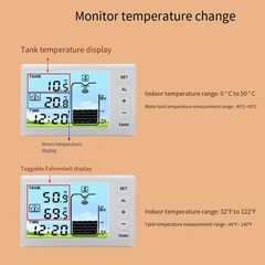 For Irrigation Systems Solar Charging Gauge Backlight Function Buzzer Control