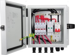 Comprehensive PV Combiner Box with Lightning Protection – Reliable Solar System