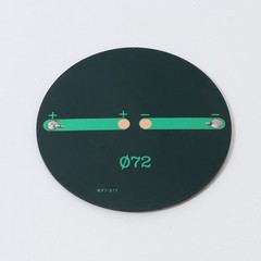 72mm Round Solar Panel 4.5V 80mA High Efficiency Monocrystalline Solar Cell