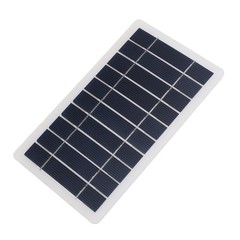 5W Solar Panel Charger High Efficiency USB Charger For Outdoor Use Monocrystalli