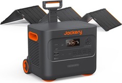 Jackery Explorer 2000 Plus Black Portable Power Station with 500W Solar Panel