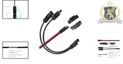 Durable 10AWG Solar Connector Extension Cable: MC-4 to SAE for RVs and Caravans
