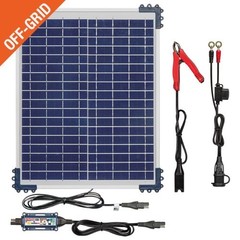 TecMate OptiMate Solar DUO 20W Solar Battery Saving Charger and Maintainer