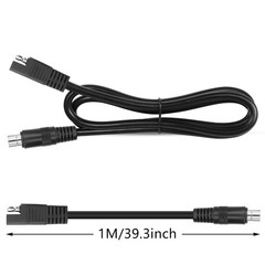 24V DC8mm to SAE Extension Cable DC 8.0mm x 2.0mm Male Plug to SAE Solar Adap…