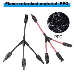 3 to 1 Y Branch Connector with 4mm 2 Solar Cable MMMF /FFFM for Solar PV4791
