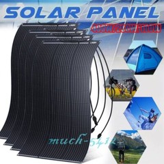 400W 200W 100W 18V Solar Panel Power Mono 18BB Roof RV Boat Off-Grid Battery