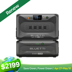 BLUETTI Apex 300+B300K 5529.6Wh Portable Power Station Generator for Home Backup