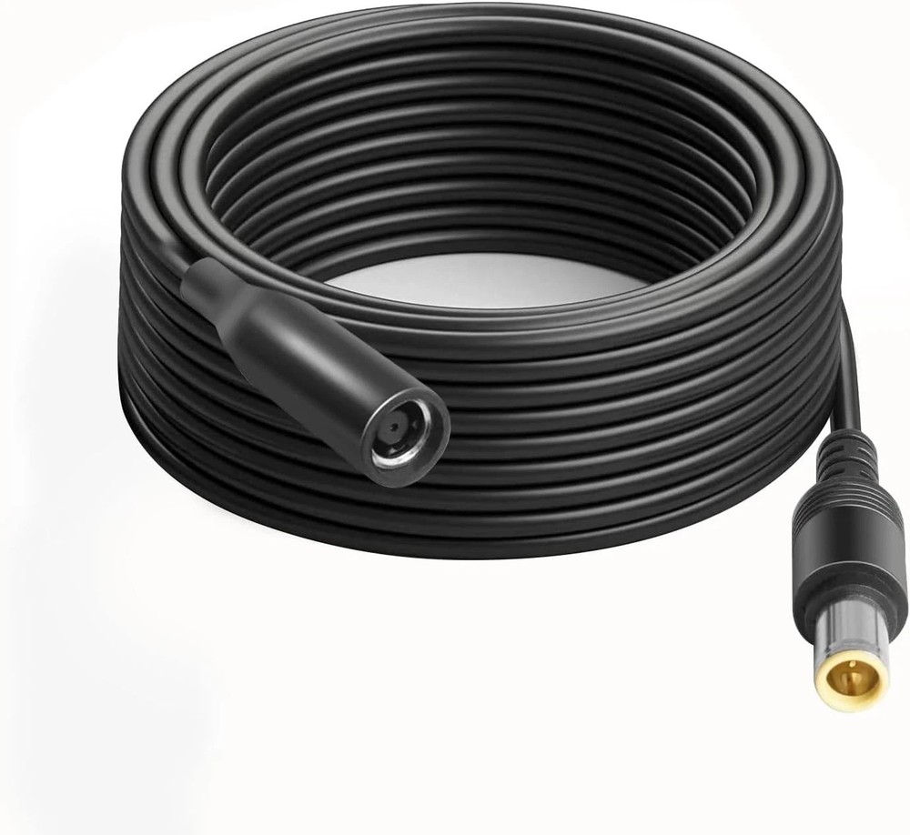 20Ft Jackery Extension Cable 14AWG 6M 8mm DC Power Plug fit Black