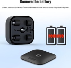 Solar Panel for Blink Outdoor Camera 4, 4W Solar Panel Compatible with Blink Out