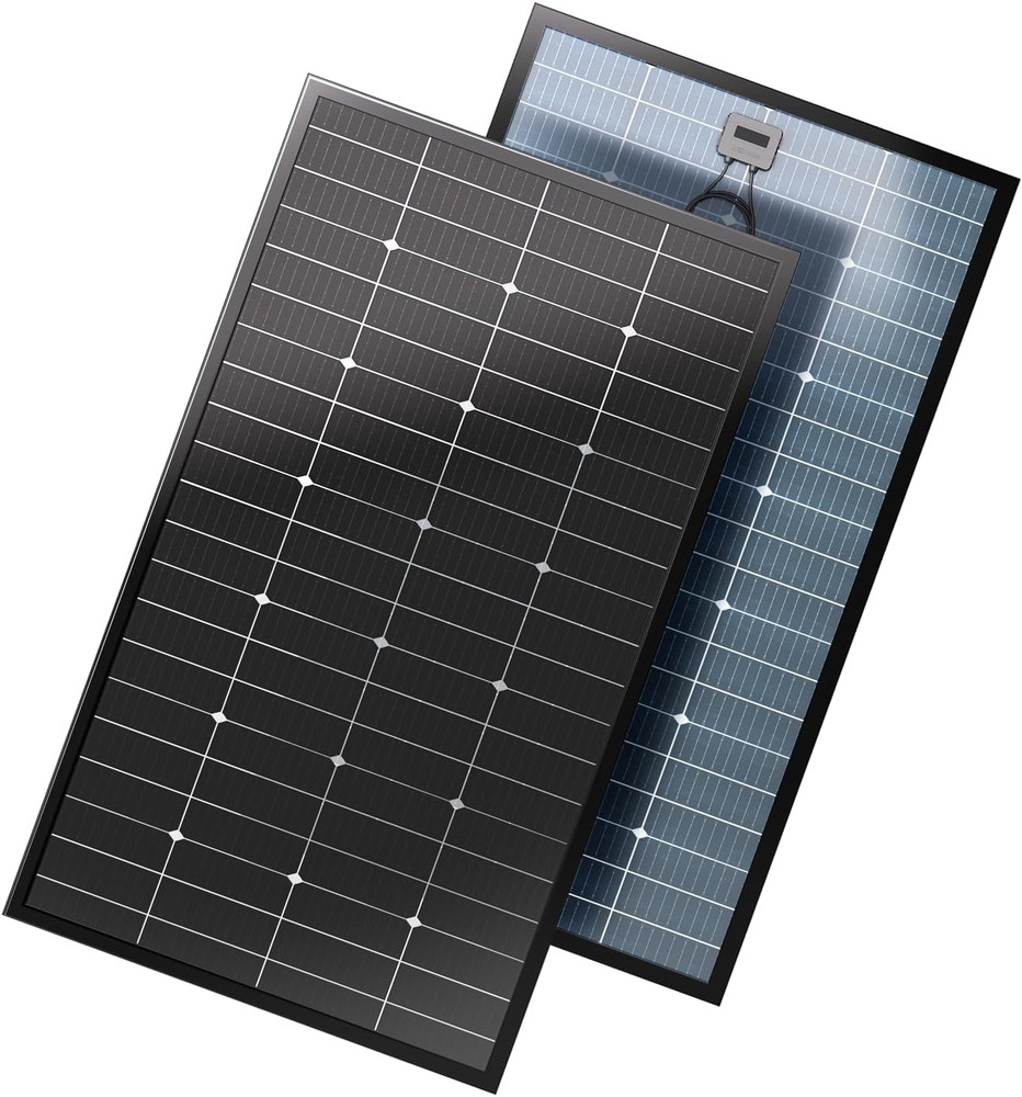 Bifacial 200 Watt Solar Panel 12V 10BB Monocrystalline Solar Panels High Efficie