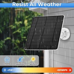 Solar Panel for Ring Camera, Compatible with Spotlight Cam/Pro/Plus Battery, …