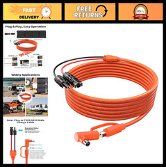 2M Solar Connector to DC 8mm Adapter Cable, 12AWG/14AWG for Portable Power Stati