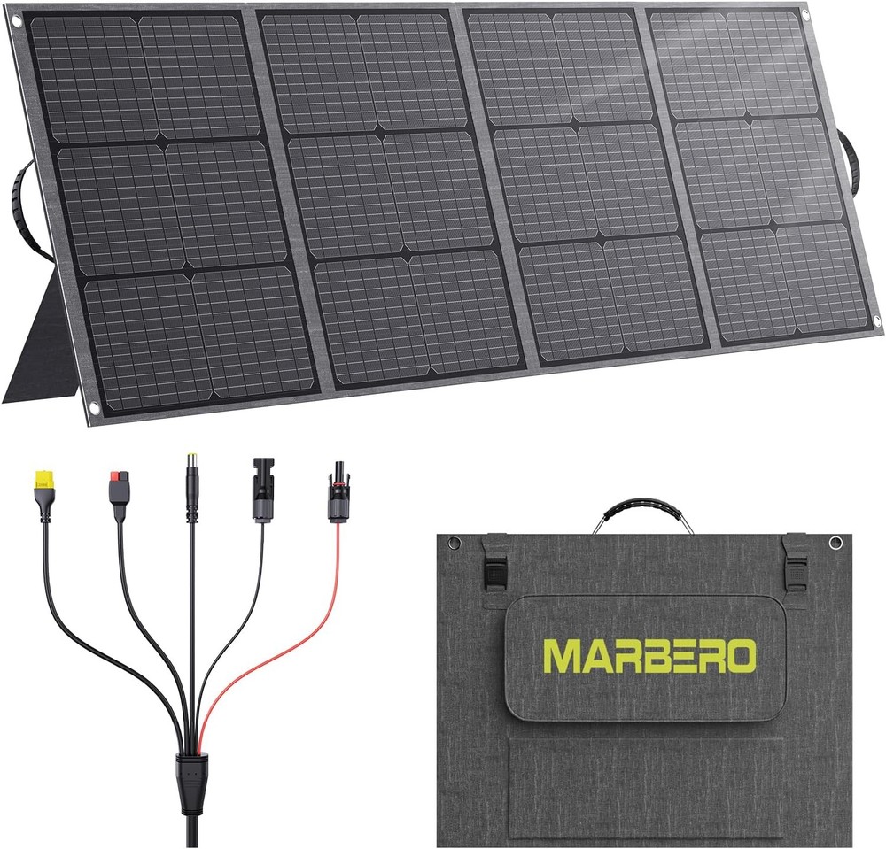 MARBERO 200W Portable Solar Panel Foldable IP68 for Power Station