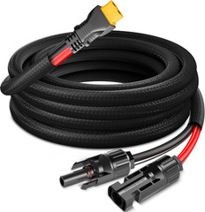 12Awg-25Ft Advanced Solar to XT60 Charging Cable,Redesign Solar Panel Connector
