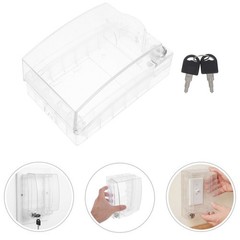Lockable Outlet Cover – Clear Waterproof Socket Protector for 86 Type Outdoor