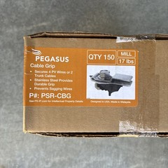 case of 150 pcs PEGASUS p# SOLAR PSR-CBG Cable Grips