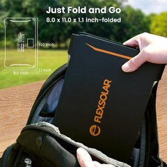 30W Portable Foldable Solar Panel with QC3.0 Quick Charge – Waterproof Design